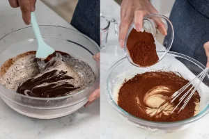 Pour A Spoonful Of The Cocoa Mixture On Top