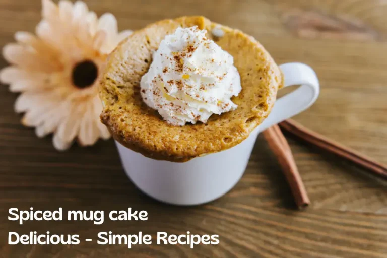 A Delicious Spiced Mug Cake