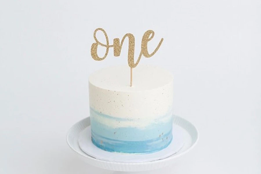 Watercolor Smash Cake