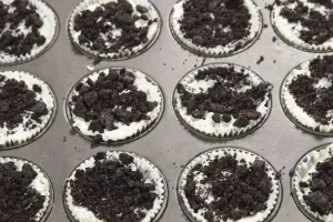 The Popeyes Oreo Cheesecake’s Texture Is Slightly Puffed