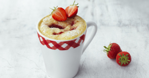 How To Make A Strawberry Mug Cake In 5 Minutes