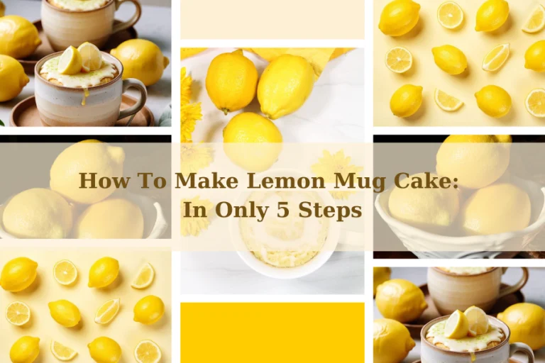 How To Make Lemon Mug Cake