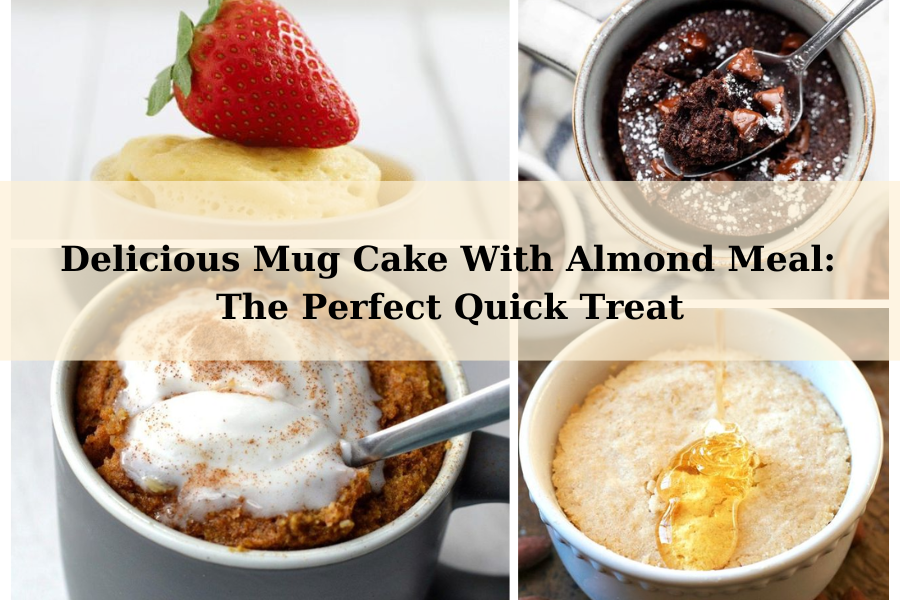 Delicious Mug Cake With Almond Meal