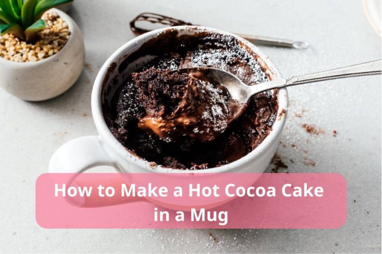 How To Make A Hot Cocoa Cake In A Mug