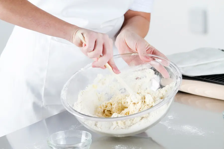 Mix The Wet And Dry Ingredients