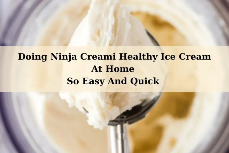 Doing Ninja Creami Healthy Ice Cream At Home