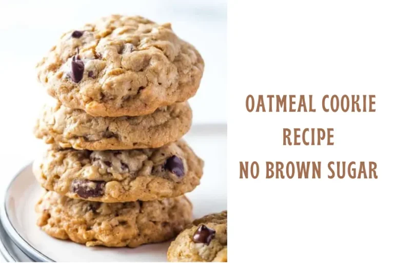 Oatmeal Cookie Recipe No Brown Sugar