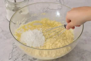 Mix dry and wet ingredients together