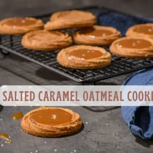 Salted Caramel Oatmeal Cookies