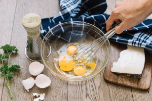 Whiskey 6 Eggs In A Bowl