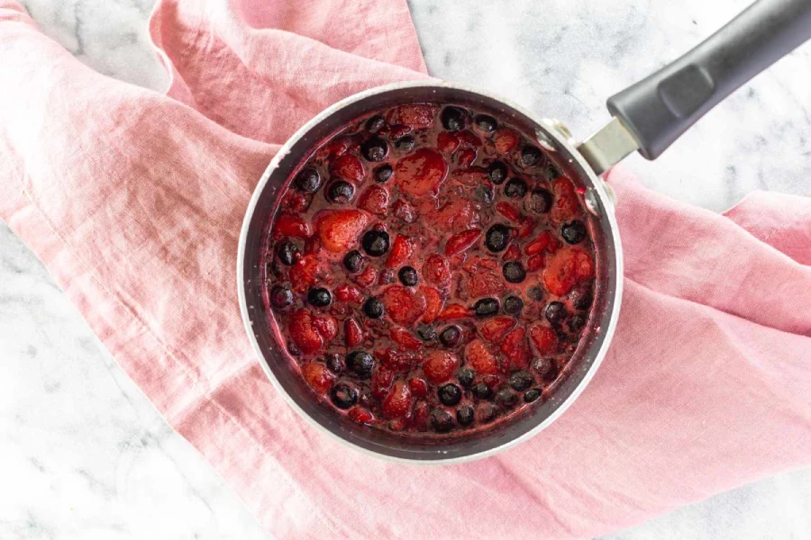 Preparing The Berry Sauce