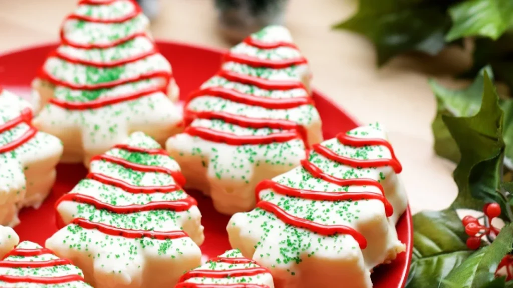 You Can Serve Little Debbie Christmas Tree Cake With Everything