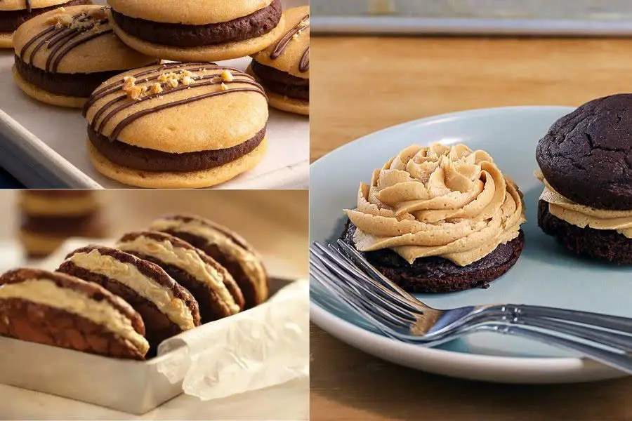 Chocolate Peanut Butter Whoopie Pies Recipe