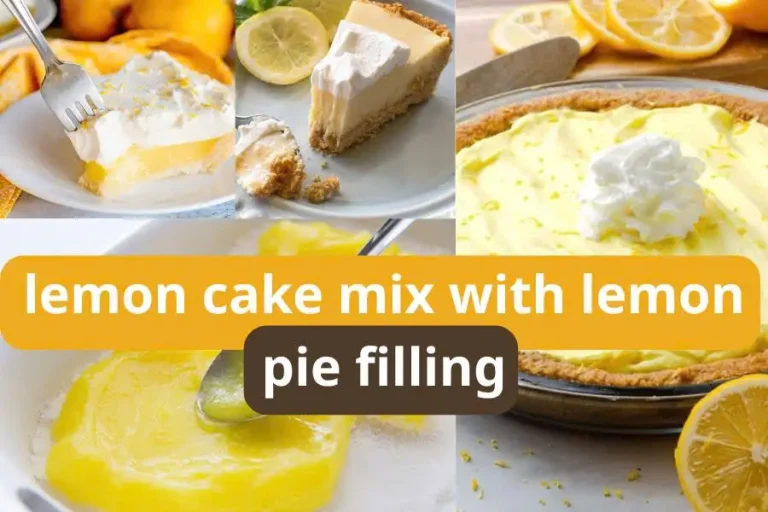 Lemon Cake Mix With Lemon Pie Filling