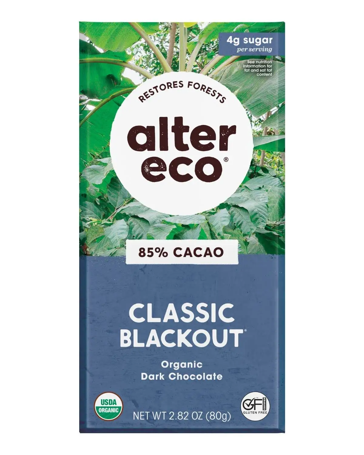 Alter Eco 85% Organic Dark Chocolate