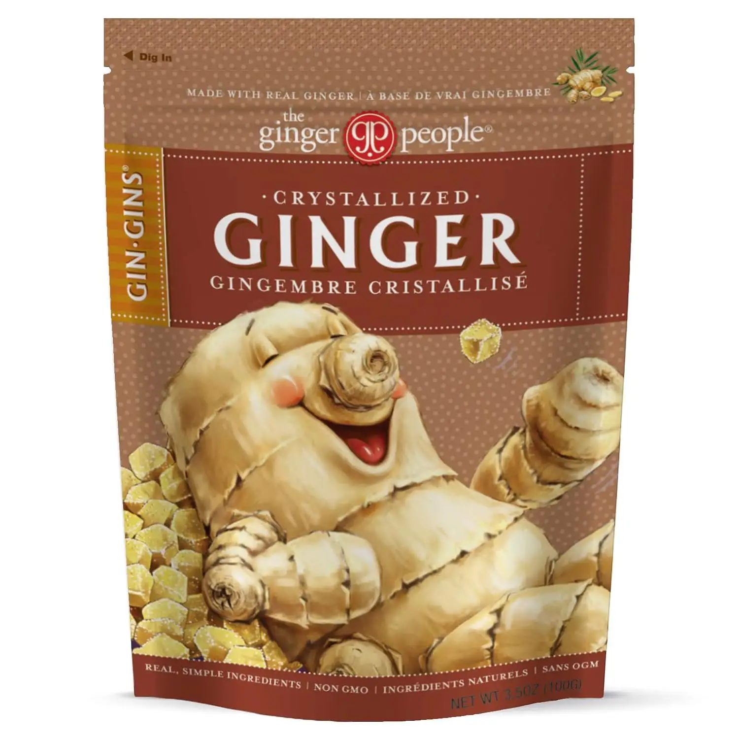 The Ginger People Gin Gins Crystalized Ginger