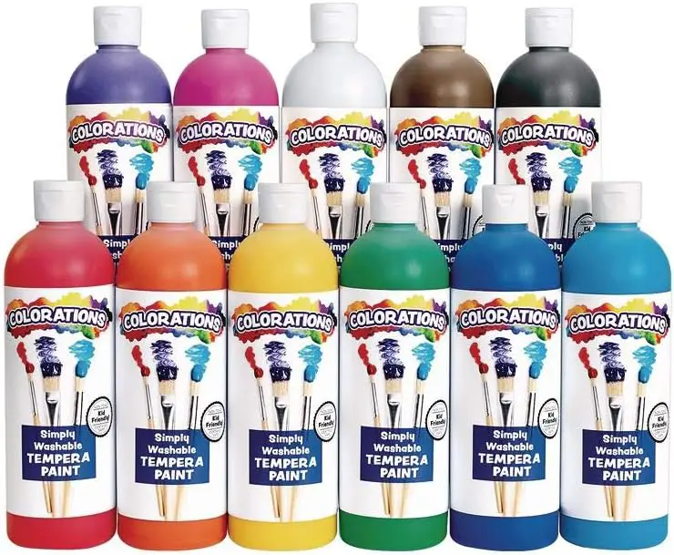 Colorations Tempera Washable Paints For Crafts &Amp; Arts