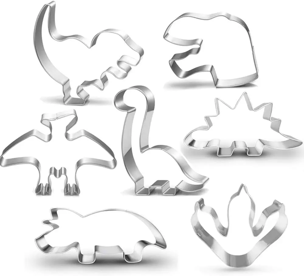 Lubtosmn Dinosaur Cookie Cutter Set