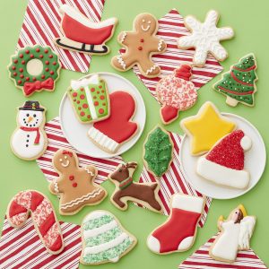 Holiday Shapes Metal Christmas Cookie Cutter Set, 18-Piece