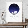 Personalized Poster 11X14In, Star Map Line Print Mum 1