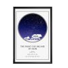 Personalized Poster 11X14In, Star Map Line Print Mum